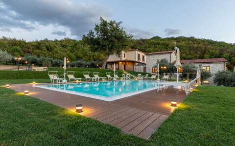 Villa Cusano 18: Swimming Pool, Resort, Estate, Eco Hotel, Hacienda, Thermae, Backyard, Villa, Hotel, Farmhouse