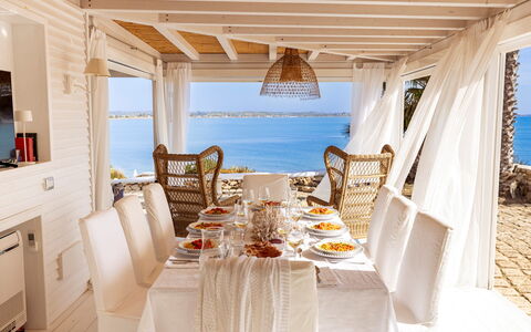 Baia L'Aura 8: Furniture, Table, Chair, Resort, Sea, Outdoor Furniture, Linens, Ocean, Eco Hotel, Coast