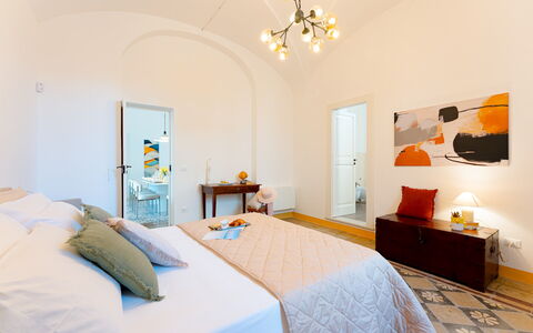 Villa Aristula 11: Furniture, Interior Design, Wall, Flooring, Floor, Ceiling, Wood, Bedroom, Room, Bed