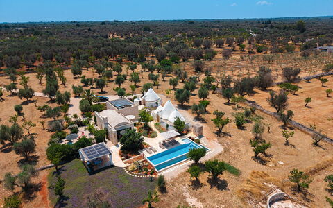 Trulli Fiori di Mandorlo 6: Swimming Pool, Resort, Aerial Photography, Eco Hotel