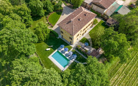 Tenuta Schiavon Barrero 12: Residential Area, House, Home, Swimming Pool, Estate, Human Settlement, Farmhouse, Garden, Villa, Lawn