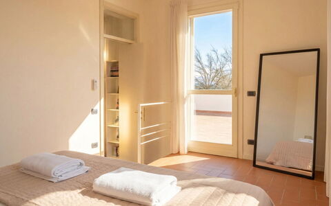 Villa Oxa 12+2: Wall, Interior Design, Wood, Floor, Flooring, Bedroom, Ceiling, Bed, Room, Home