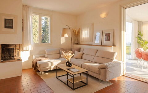 Villa Oxa 12+2: Furniture, Interior Design, Flooring, Couch, Floor, Wall, Living Room, Room, Wood, Table