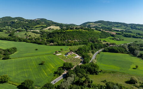 Villa Mamon 6+2: Green, Tree, Natural Environment, Natural Landscape, Grassland, Plain, Landscape, Bird'S-Eye View, Highland, Hill