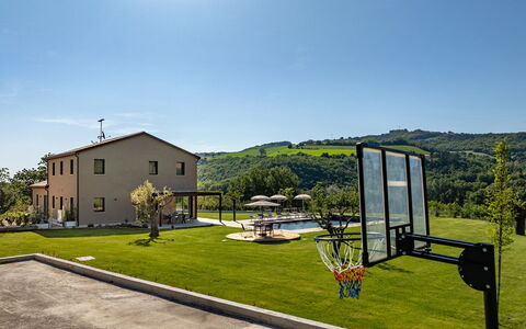 Villa Mamon 6+2: Estate, Landscaping, Outdoor Furniture, Villa, Farmhouse, Porch