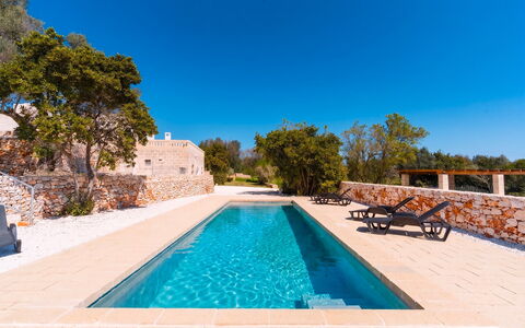 Masseria Grotta Antica 6+2: Blue, Composite Material, Swimming Pool, Tile