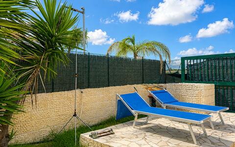 Villa Franca: Blue, Composite Material, Mesh, Shade, Chain-Link Fencing, Wire Fencing, Swimming Pool, Fence, Net, Landscaping