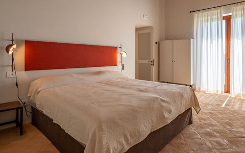 Tenuta Orsini 9+3: Furniture, Bed, Interior Design, Bedroom, Wall, Bed Sheet, Bedding, Floor, Flooring, Wood