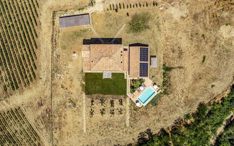 Tenuta Orsini 9+3: Landscape, Residential Area, Plain, Home, Land Lot, Roof, Estate, Aerial Photography, Swimming Pool, Bird'S-Eye View