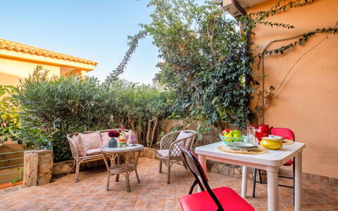 Golfo di Marinella 300: Furniture, Flowerpot, Outdoor Furniture, Chair, Houseplant, Garden, Outdoor Table, Patio, Backyard, Yard