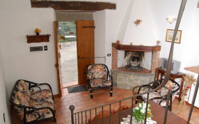 Il Grano: Room, Hearth, Property, Fireplace, Furniture, Living Room, House, Masonry Oven, Wood-Burning Stove, Building