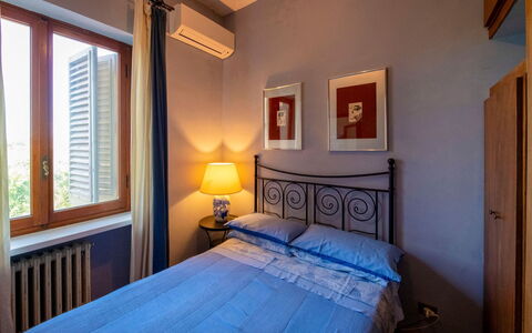 Casa Grion: Interior Design, Room, Floor, Picture Frame, Bedroom, Bed, Apartment, Home, Bed Sheet, Bed Frame