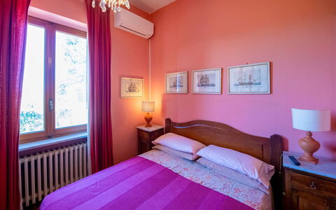 Casa Grion: Interior Design, Wall, Furniture, Bedroom, Bed, Bed Sheet, Textile, Linens, Floor, Room