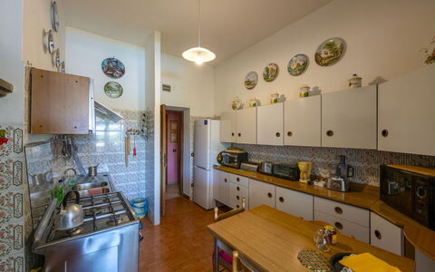 Casa Grion: Flooring, Interior Design, Furniture, Room, Ceiling, Floor, Major Appliance, Kitchen, Kitchen Appliance, Cabinetry