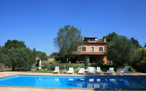 Villa Iris: Sky, Water, Building, Plant, Property, Window, Tree, House, Swimming Pool, Land Lot