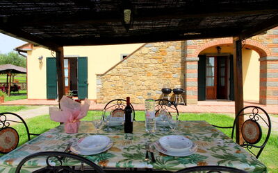La Tufa: Table, Furniture, Property, Building, Plant, Window, Chair, Interior Design, Outdoor Table, Flowerpot